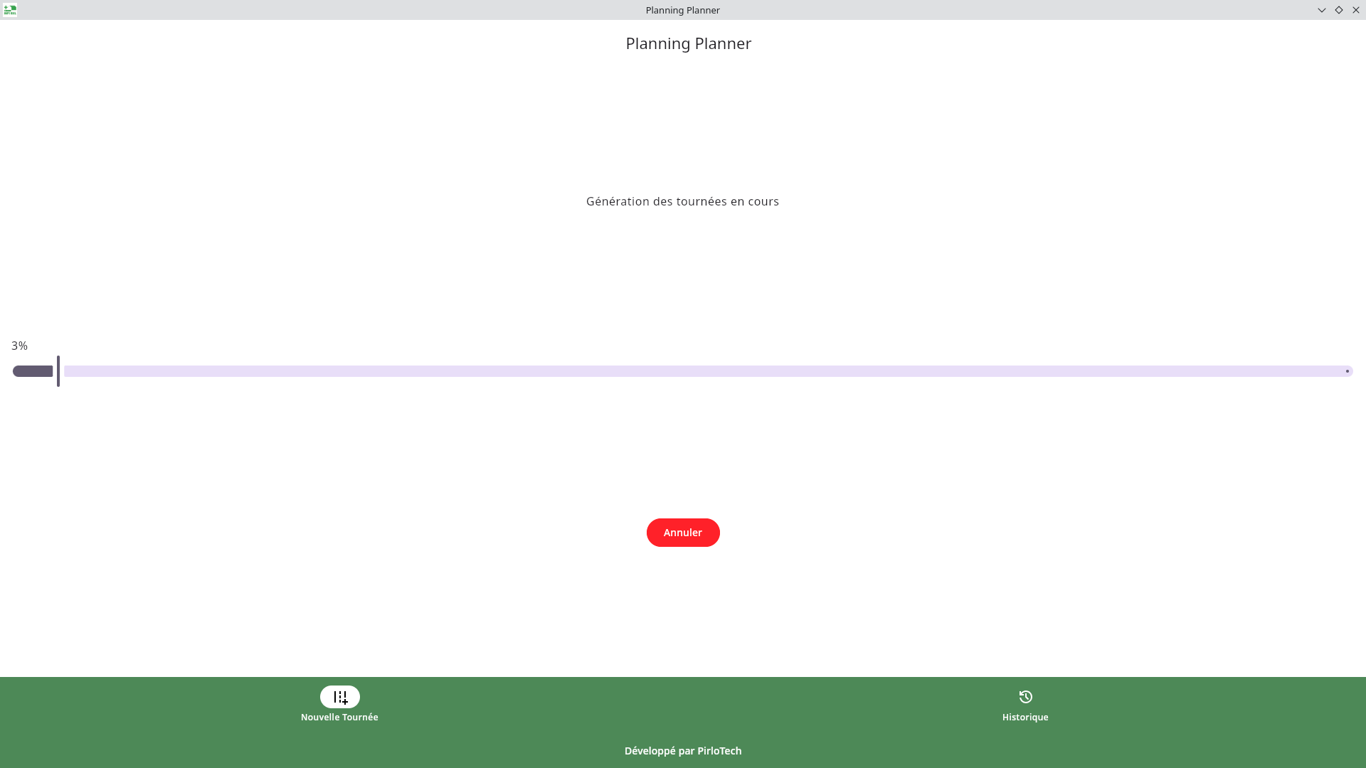 Capture d'écran planning planner n°3
